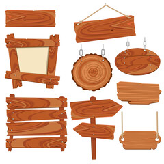 Naklejka premium Empty vintage cartoon wood 