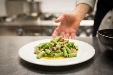 chef cooking, restaurant, 