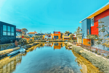 One of the most beautiful district of Los Angeles - is Venice. California