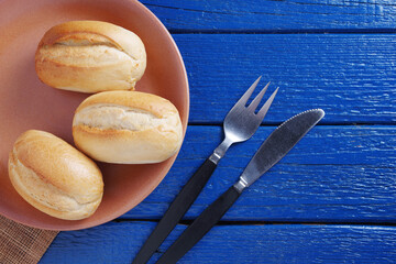 Loaves of white bread