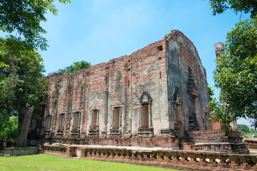 WAT BOROM PUTTHARAM in Ayutthaya, Thailand. It is part of the World Heritage Site - Historic City of Ayutthaya.