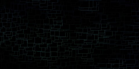 Dark BLUE vector backdrop with rectangles. Colorful illustration with gradient rectangles and squares. Design for your business promotion.