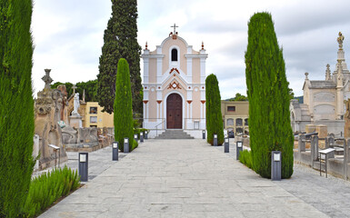 Capilla en Cementerio de Lloret de Mar, Barcelona España

