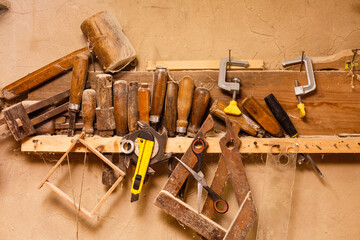 old garage full of tools and stuff