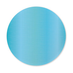 blue round sticker banner on white background	
