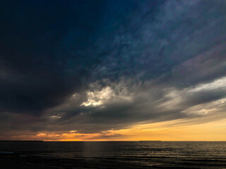 Sunset on the Baltic Sea