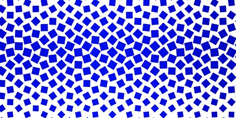 Light BLUE vector pattern in square style. Abstract gradient illustration with rectangles. Best design for your ad, poster, banner.