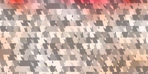 Light Red vector pattern with polygonal style.