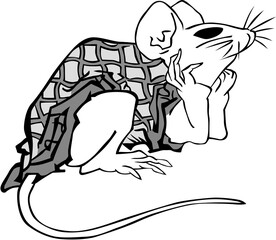 浮世絵　ねずみ　その9
