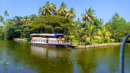 Fototapeta na wymiar Houseboat of Kerala