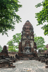 Wat Maha That, Ayutthaya historical park, Thailand