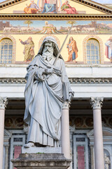 Basilica church of Saint Paul outside the Walls, Rome, Italy