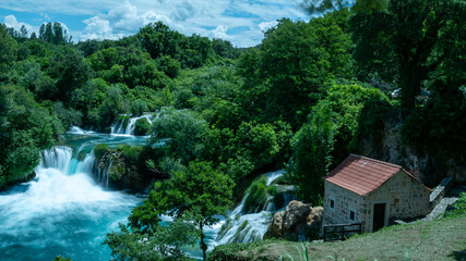 KRKA Waterfalls in Croatia - 363511242