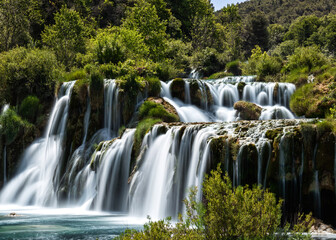 KRKA Waterfalls in Croatia - 363511612