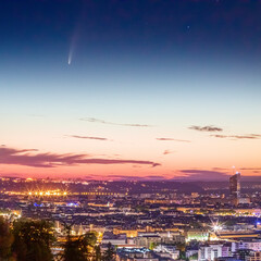 Obraz premium Comète Neowise