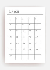 Planner sheet vector. Printable vertical notebook page
