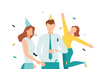 happy birthday quarantine, online party. Vector illustration.