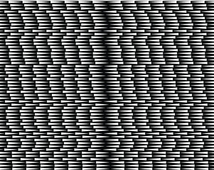 Abstract pattern. Texture with wavy, billowy lines. Optical art background. Wave design black and white. Digital image with a psychedelic stripes. Vector illustration