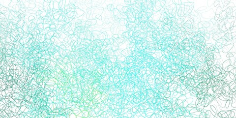 Light green vector pattern with abstract shapes.