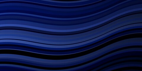 Dark Purple vector pattern with curved lines. Colorful illustration in abstract style with bent lines. Pattern for booklets, leaflets.