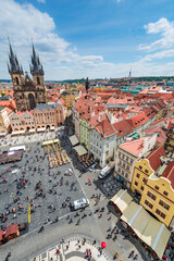 Obraz premium Old Town Square in Prague, Czech Republic.