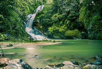 cascada larga exposición  © Lengi Perez