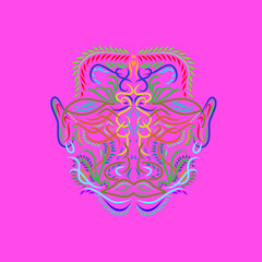 vector illustration of an abstract background