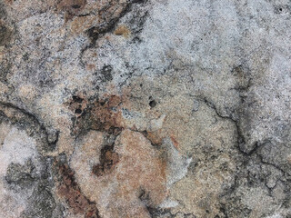 Texture of stone is rough from nature