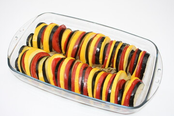 Ratatouille. Gemüse provenzalisch.