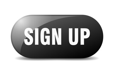 sign up button. sign up sign. key. push button.