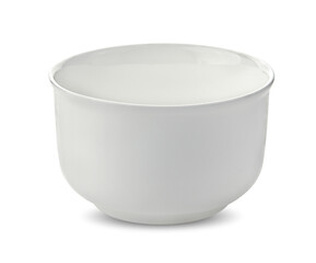 white bowl isolated on white background