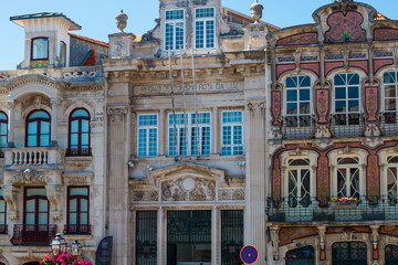 Fototapeta premium Aveiro&nbsp;is a&nbsp;city&nbsp;and a&nbsp;municipality&nbsp;in Portugal. The city is called 'The&nbsp;Venice of Portugal’. Aveiro&nbsp;is known as 