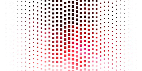 Light Pink, Red vector template in rectangles. Colorful illustration with gradient rectangles and squares. Design for your business promotion.