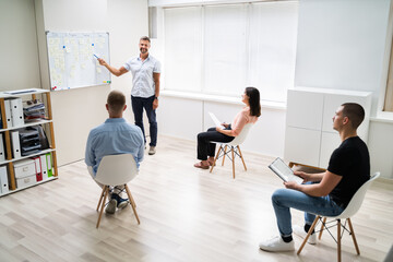 Business Team Meeting Or Presentation