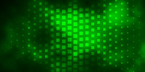 Dark Green vector pattern in square style. New abstract illustration with rectangular shapes. Modern template for your landing page.