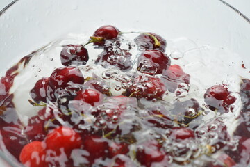 cherry in ice