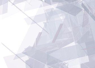 Abstract Glass Shards