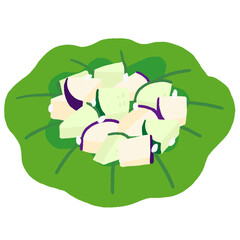 精霊棚に飾るための水の子