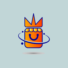 king of store logo design