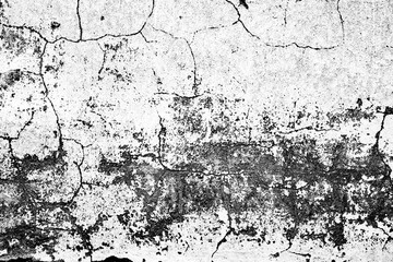 Texture of old gray concrete wall for background
