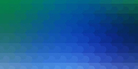 Light Blue, Green vector layout with lines. Gradient abstract design in simple style with sharp lines. Pattern for ads, commercials.