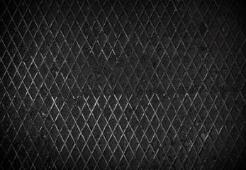 Black corrugated steel plate texture