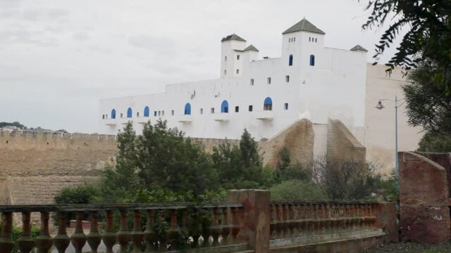 the back yard of the great mosque of safi in morocco 