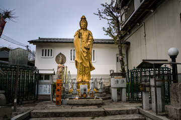 A big statue of guanyin