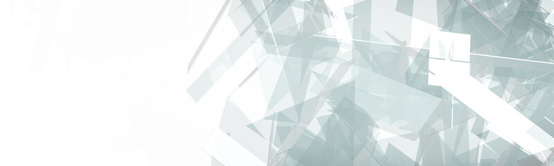 Obraz premium Abstract Pieces of Glass (Large Format)