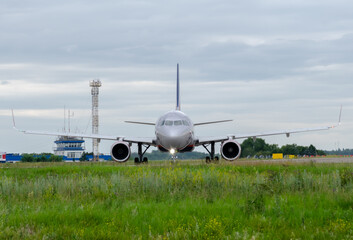 airplane on the ground