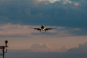 airplane in the sky
