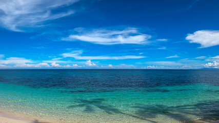 sea view with blue sky