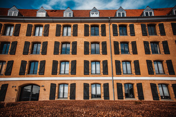 Fototapeta premium Historical building at Nyhavn harbour in Copenhagen