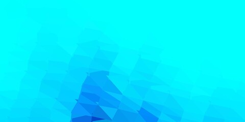 Light blue vector abstract triangle backdrop.